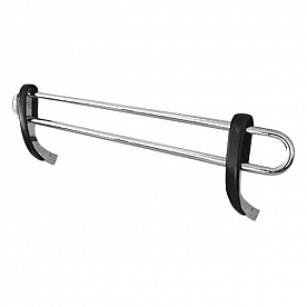 Black Horse Offroad Bumper Guard - Polished Silver Stainless Steel - 8D091016SS