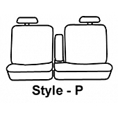 Covercraft Seat Cover Polycotton Gray One Row - SS3266PCGY