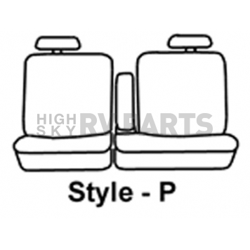 Covercraft Seat Cover Polycotton Gray One Row - SS3266PCGY