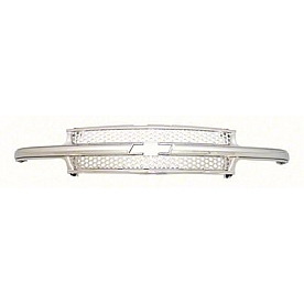 ProEFX Grille - Punch Style Silver ABS Plastic - EFXC3382DAC