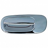 Coast To Coast Exterior Door Handle Cover - Silver ABS Plastic - CCIDH68134B2