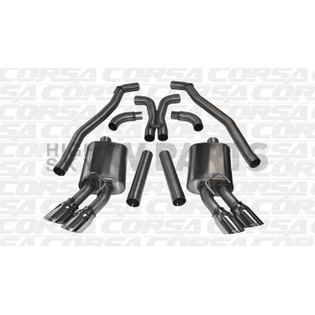 Corsa Performance Exhaust Sport Cat Back System - 14971-2
