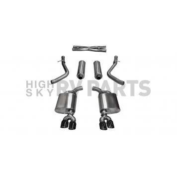 Corsa Performance Exhaust Sport Cat Back System - 14986BLK