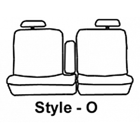 Covercraft Seat Cover Polycotton Gray One Row - SS3308PCGY