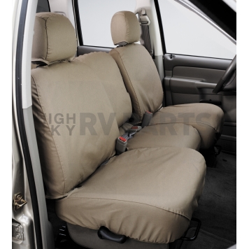 Covercraft Seat Cover Polycotton Taupe One Row - SS3328PCTP-1