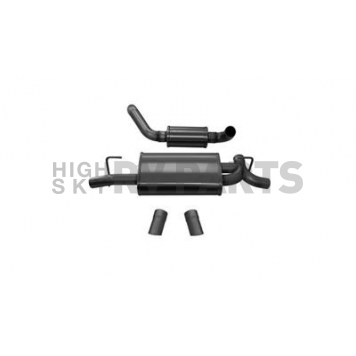Corsa Performance Exhaust Touring Axle Back System - 21015BLK