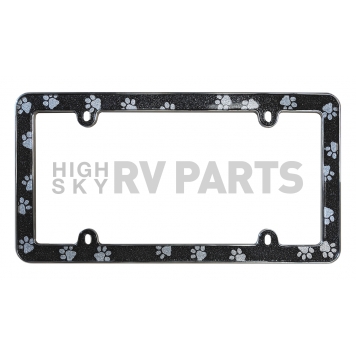 Cruiser License Plate Frame - Paws Bling Polycarbonate - 18630