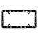 Cruiser License Plate Frame - Paws Bling Polycarbonate - 18630