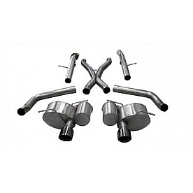 Corsa Performance Exhaust Xtreme Cat Back System - 21058BLK
