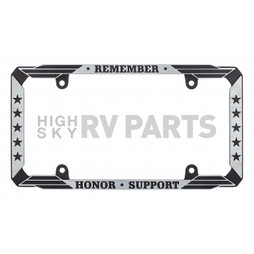Cruiser License Plate Frame - Military Appreciation Die Cast Zinc - 31050