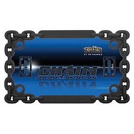 Cruiser License Plate Frame - Metal Black - 77500
