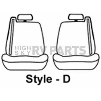 Covercraft Seat Cover Polycotton Tan Set Of 2 - SS3352PCTN