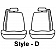 Covercraft Seat Cover Polycotton Tan Set Of 2 - SS3352PCTN