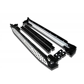 Black Horse Offroad Running Board Aluminum Stationary Polished - RMW166