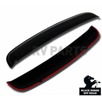 Black Horse Offroad Sunroof Wind Deflector - Acrylic Smoke - SRD01-1
