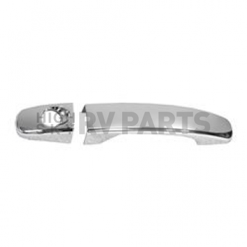 Coast To Coast Exterior Door Handle Cover - Silver Plastic - CCIDH68586B2
