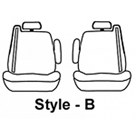 Covercraft Seat Cover Polycotton Gray Set Of 2 - SS3354PCGY