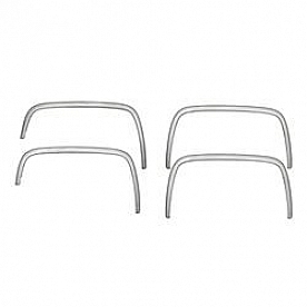 Coast To Coast Fender Trim - Short Wheel Well Stainless Steel Polished - CCIFTC163