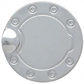 Coast To Coast Fuel Door Cover - Chrome Plated Silver ABS Plastic - CCIGDC02