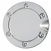 Coast To Coast Fuel Door Cover - Polished Silver Stainless Steel - CCIGDC11