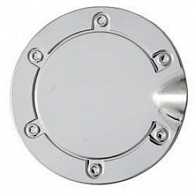 Coast To Coast Fuel Door Cover - Polished Silver Stainless Steel - CCIGDC11