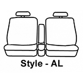 Covercraft Seat Cover Polycotton Gray One Row - SS3376PCGY