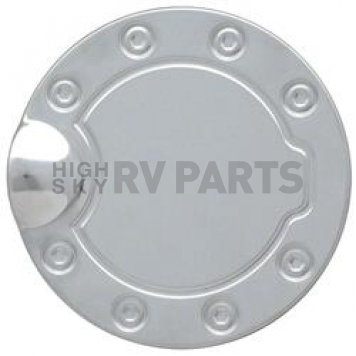 Coast To Coast Fuel Door Cover - Polished Silver Stainless Steel - CCIGDC21