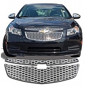 Coast To Coast Grille Insert - Chrome Plated ABS Plastic - IWCGI100
