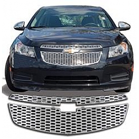 Coast To Coast Grille Insert - Chrome Plated ABS Plastic - IWCGI100