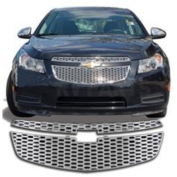 Coast To Coast Grille Insert - Chrome Plated ABS Plastic - IWCGI100