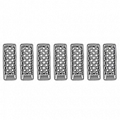 Coast To Coast Grille Insert - Chrome Plated ABS Plastic - IWCGI110