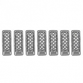 Coast To Coast Grille Insert - Chrome Plated ABS Plastic - IWCGI110