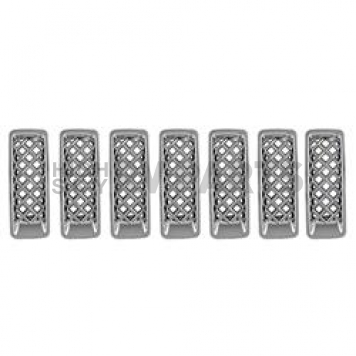Coast To Coast Grille Insert - Chrome Plated ABS Plastic - IWCGI110
