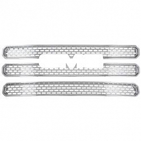 Coast To Coast Grille Insert - Chrome Plated ABS Plastic - IWCGI116