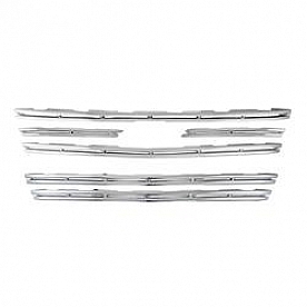 Coast To Coast Grille Insert - Chrome Plated ABS Plastic - IWCGI117
