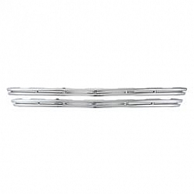 Coast To Coast Bumper Grille Insert Mesh Chrome Plated Silver ABS Plastic - IWCGI117B