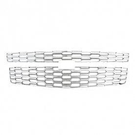 Coast To Coast Grille Insert - Chrome Plated ABS Plastic - IWCGI127