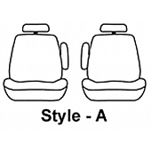 Covercraft Seat Cover Polycotton Charcoal Black Set Of 2 - SS3408PCCH