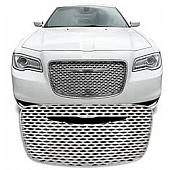 Coast To Coast Grille Insert - Chrome Plated ABS Plastic - IWCGI140