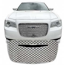 Coast To Coast Grille Insert - Chrome Plated ABS Plastic - IWCGI140