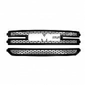 Coast To Coast Grille Insert - Black Gloss ABS Plastic - IWCGI141BLK