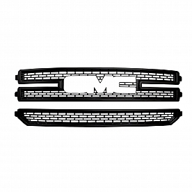 Coast To Coast Grille Insert - Black Gloss ABS Plastic - IWCGI141BLK