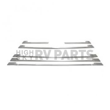 Coast To Coast Grille Insert - Chrome Plated ABS Plastic - IWCGI154