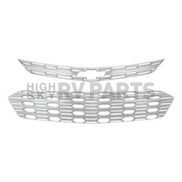 Coast To Coast Grille Insert - Chrome Plated ABS Plastic - IWCGI155