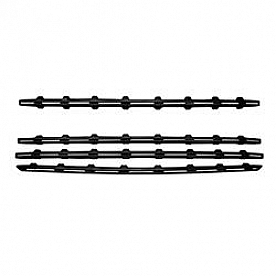 Coast To Coast Grille Insert - Black Gloss ABS Plastic - GI157BLK
