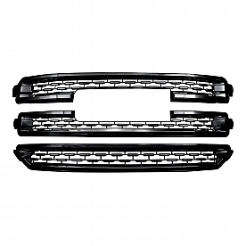 Coast To Coast Grille Insert - Black Gloss ABS Plastic - GI162BLK