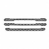 Coast To Coast Grille Insert - Black Gloss ABS Plastic - GI163BLK