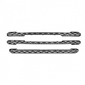 Coast To Coast Grille Insert - Black Gloss ABS Plastic - GI163BLK