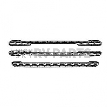 Coast To Coast Grille Insert - Black Gloss ABS Plastic - GI163BLK