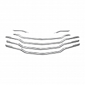 Coast To Coast Grille Insert - Chrome Plated ABS Plastic - IWCGI164